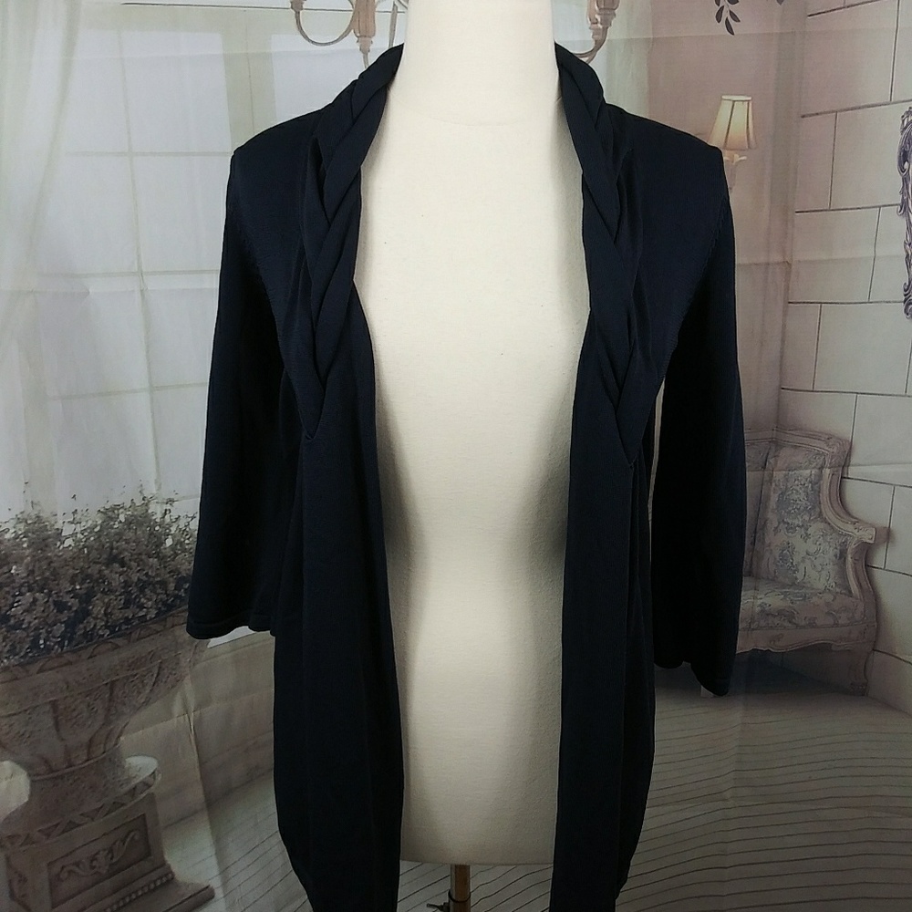 ❤ 4/$20❤ Grace Knit Blue Braised Detail Cardigan